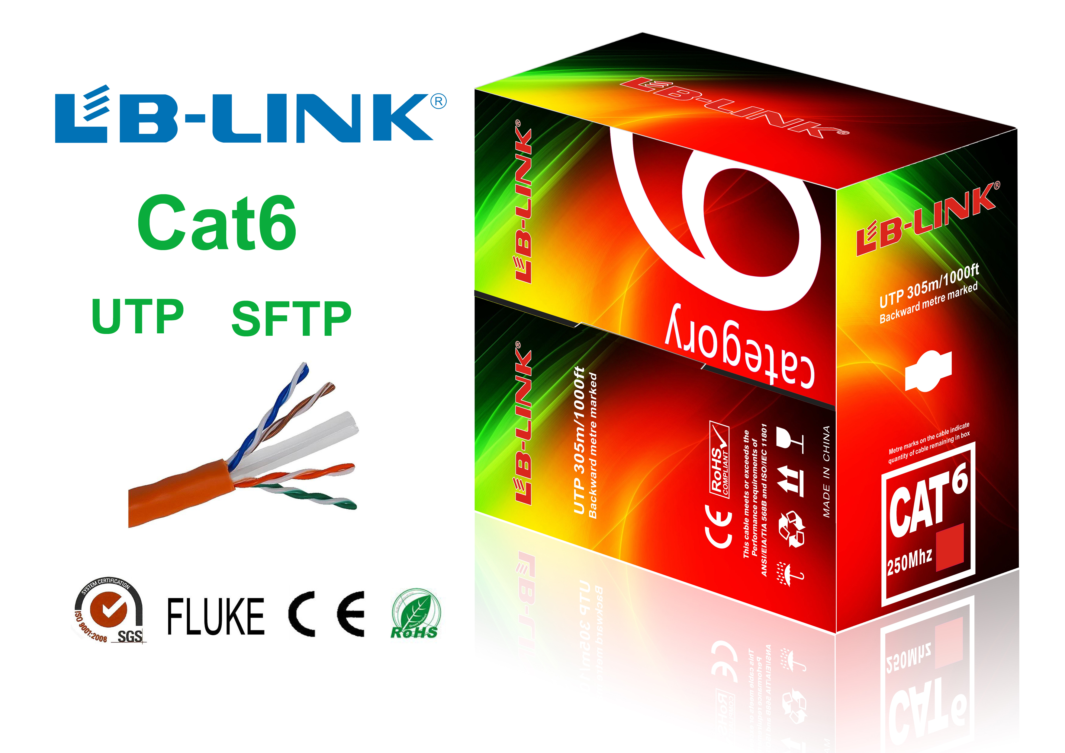 LAN CABLE LB-LINK : CAT5E, CAT6 - UTP, SFTP - SẮP CÓ MẶT TẠI VIỆT NAM